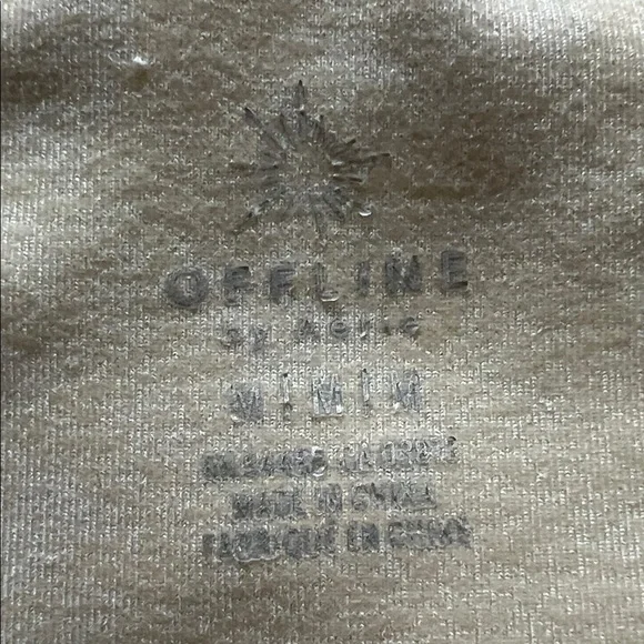 Offline Women’s Cream Shimmer Leggings - Picture 4 of 6